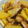 ちーまぐ's cooksnap of when they made じゃがいもとウインナーのコンソメ醤油炒め.