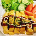 あんまかろん☆'s cooksnap of when they made 簡単！豚ロース厚切りでとん平焼き.