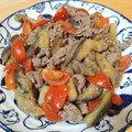 Ocean_ray's cooksnap of when they made 本掲載♡牛肉と茄子のフレッシュトマト炒め.