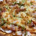 ☆あいちゃん's cooksnap of when they made 手作りトマトソースのシーフードピザ♪.