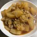 ∞ゆお∞'s cooksnap of when they made 牛すじ肉と大根の煮物.