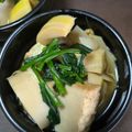 みちばたの花's cooksnap of when they made 筍と厚揚げの煮物.