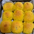 クック7NA4SM☆'s cooksnap of when they made たっぷりかぼちゃ50%ちぎりパン HB.