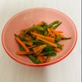 ストロベリーミルク☆'s cooksnap of when they made にんじんとピーマンのきんぴら☆.
