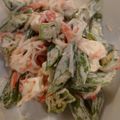 pigumo's cooksnap of when they made オクラ&カニかまクリチ和え☆おつまみ.