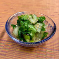 島子☆'s cooksnap of when they made ☆レタスとセロリの爽やかゆかり和え〜♪.