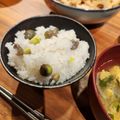 麻's cooksnap of when they made 【農家のレシピ】枝豆ごはん.
