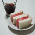 ぱふ's cooksnap of when they made もっと早く作れば良かった「スイカサンド」.