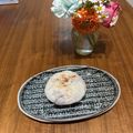 銀リサ's cooksnap of when they made 簡単なのにウマー！白玉粉de梅が枝餅♪.