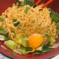 ゆーとかーのママ's cooksnap of when they made 簡単アレンジ☆辛ラーメンの油そば.