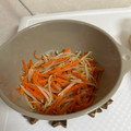 みーさん's cooksnap of when they made ダシダを使って人参ともやしのナムル.