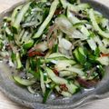 うぱるぱここあ's cooksnap of when they made ＊胡瓜とみょうがと大葉の浅漬けサラダ＊.