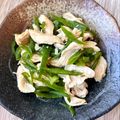悠LOVE航's cooksnap of when they made ささみとピーマンのからし和え.