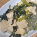 ナーちゃん's cooksnap of when they made パパッと完成！豆腐と小松菜のピリ辛味噌煮.