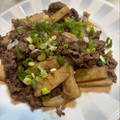 お山のエイ's cooksnap of when they made コク旨＊牛肉と蓮根のバター酢醤油炒め＊.