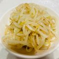 み1046sa's cooksnap of when they made ごま油が美味しい☺もやしのナムル☺.