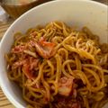 なっちん★87's cooksnap of when they made 焼きそば麺で！プルダックポックンミョン.