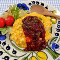 在宅勤務のおじさん's cooksnap of when they made 簡単デミグラスの半熟ふわとろオムライス☆.