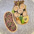 〜みみ〜's cooksnap of when they made 夕飯＆お弁当＊鶏ひき肉のり巻き.
