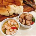 papikun's cooksnap of when they made 鶏肉のアヒージョ.
