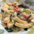 2hanabi's cooksnap of when they made 冷蔵庫の残り物で！中華風豆腐煮.