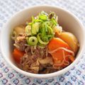 バカリャウ's cooksnap of when they made 簡単⭐ぶっ込み 肉じゃが⭐in炊飯器.