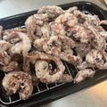 hikaabb's cooksnap of when they made 絶品 タコ唐揚げ お店出てる王道の塩味.