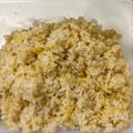 ママメイン！時々子供's cooksnap of when they made 卵だけ☆超簡単！黄金 チャーハン.