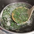 makichaki's cooksnap of when they made クレオパトラも飲んだ！モロヘイヤのスープ.