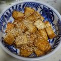 エスペロス's cooksnap of when they made お弁当にも♡コロコロ厚揚げのごま照り焼き.
