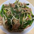みるく大福's cooksnap of when they made 豚肉もやしニラ炒め.