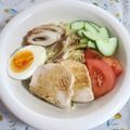 mmameco's cooksnap of when they made お酢でやわらか効果！むね蒸し鶏.