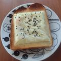 izumi's cooksnap of when they made ごましおチーズトースト.