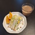 ほか弁ママ's cooksnap of when they made 簡単☆味玉ときゅうりのサンドイッチ.
