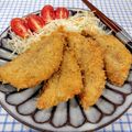 在宅勤務のおじさん's cooksnap of when they made カリッとふわ～な★アジフライ★卵不要！.