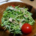 fu♪♪'s cooksnap of when they made 豆苗とみょうが・ツナの柚子胡椒和えサラダ.