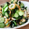 あっちゃんキッチン♪'s cooksnap of when they made きゅうりとちくわの酢の物.