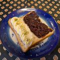 龍青空ママ's cooksnap of when they made ゆで卵とあんバターのトースト♪.