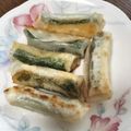 こずっぴ's cooksnap of when they made 大量消費！大葉とチーズの焼き餃子の皮巻き.