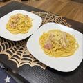 tuxedocat's cooksnap of when they made 簡単！失敗知らず【本格】カルボナーラ❤.