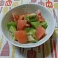 ﾁｲﾁｬﾝﾏﾏ's cooksnap of when they made 前菜に♪キウイのわさびドレ和え.