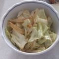 きらり流れ星's cooksnap of when they made シンプル　キャベツしかない時　炒め.