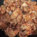 sayappe's cooksnap of when they made 鶏胸肉としめじのケチャップ炒め.