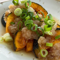♡こもれび♡'s cooksnap of when they made ◆糖尿病◆揚げかぼちゃのおろしポン酢かけ.