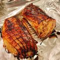 羽's cooksnap of when they made 市販の焼豚はもう買えない…黄金焼豚！.