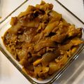 ラフロイグ31年's cooksnap of when they made 簡単！カレー粉と麺つゆDEカレー豚丼♪.