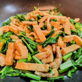 まめたん's cooksnap of when they made 簡単5分で小松菜と油揚げ炒め煮物♪常備菜.
