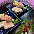 ちゃかぴまま's cooksnap of when they made 簡単おせち☆かまぼこ飾り切り「紅白ばら」.