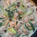 kei☆1121's cooksnap of when they made 鶏肉とチンゲン菜のクリーム煮.