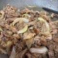 みゅー2525's cooksnap of when they made ✿牛肉と玉ねぎの甘辛炒め✿.